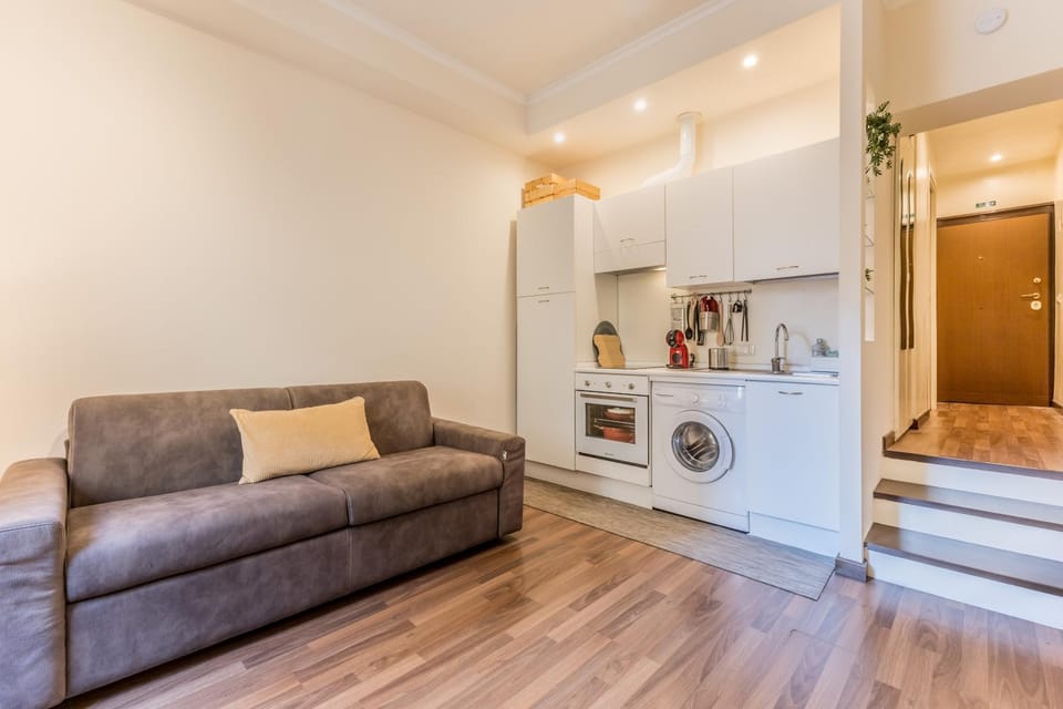 Kitchen or kitchenette, Living room