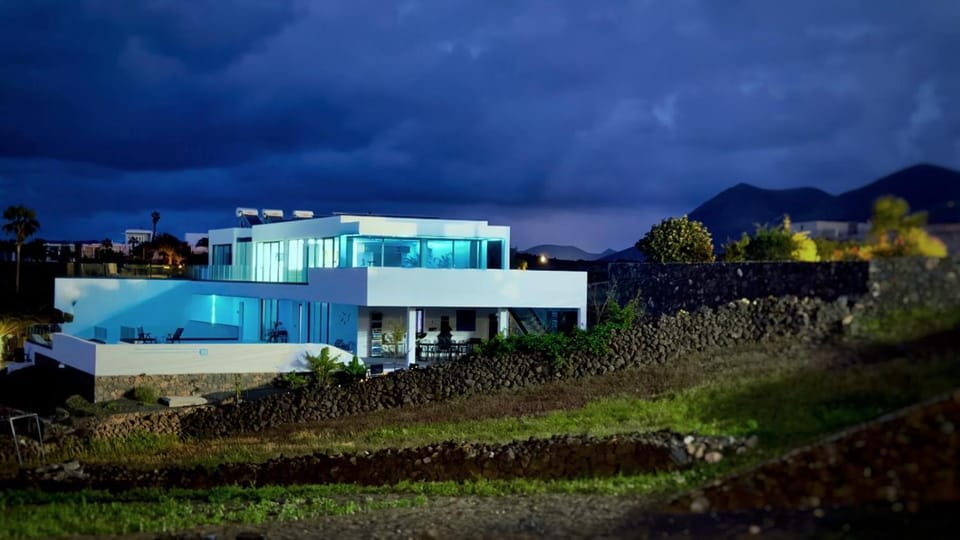 Property building, Night, Natural landscape
