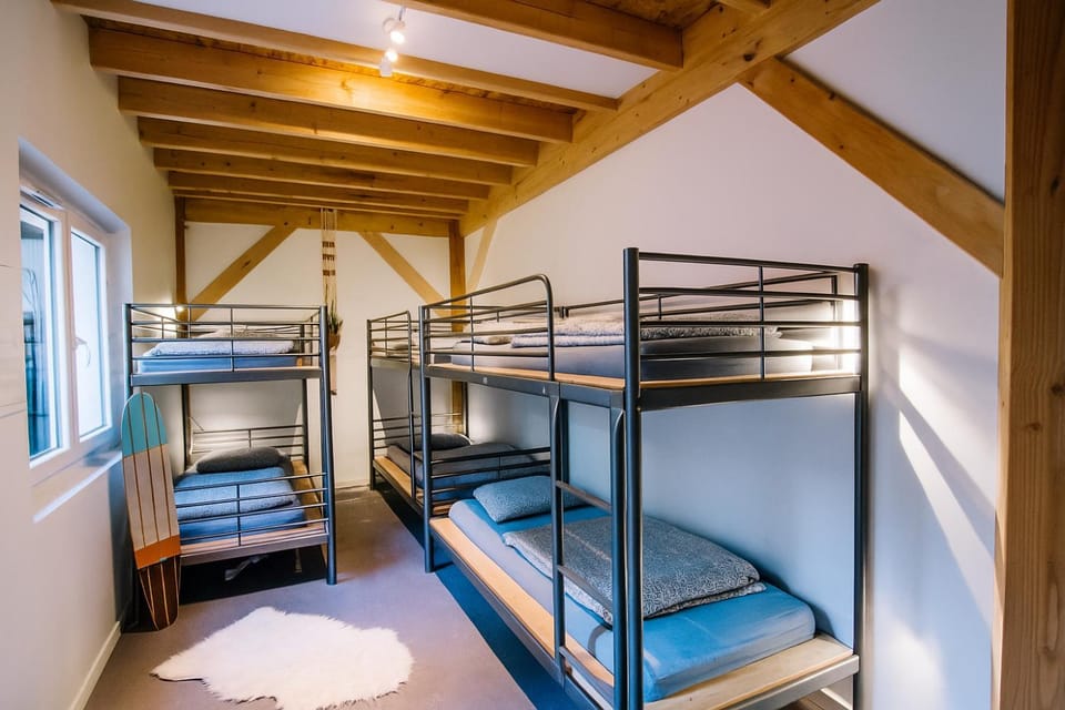 Photo of the whole room, bunk bed