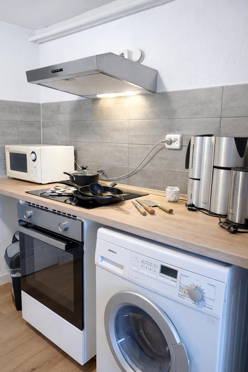 washing machine, kitchen