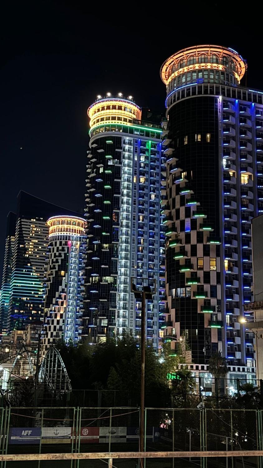 Property building, Night, City view