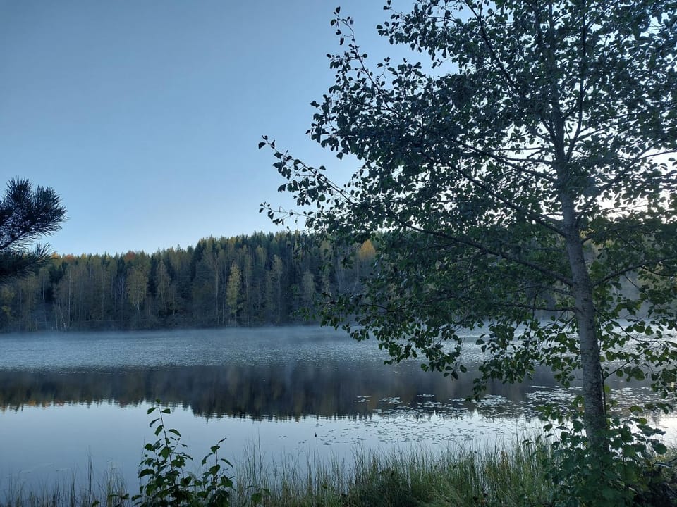 Natural landscape, Lake view