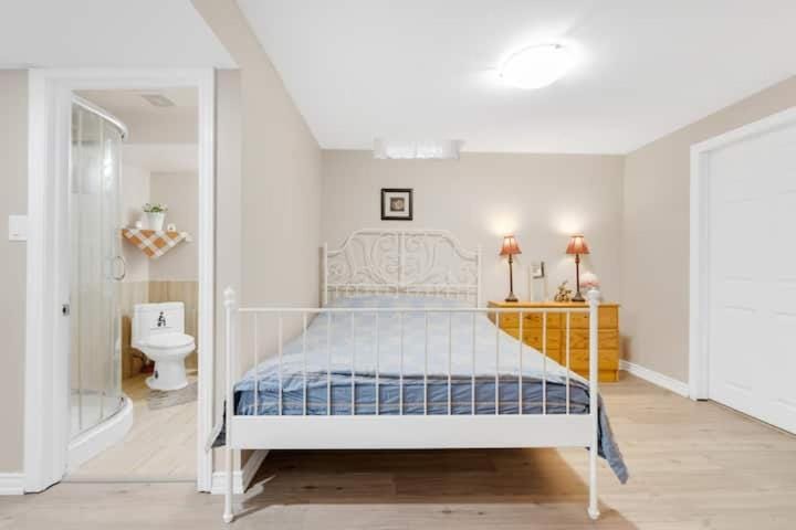 Cozy Private Basement Suite Beside Plaza Free Parking Walk to Groceries & Dining Bed and Breakfast in Richmond Hill