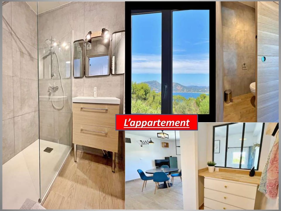 Studio Presqu'île de Giens - vue mer - Porquerolles - VILLAGE Apartment in Hyères