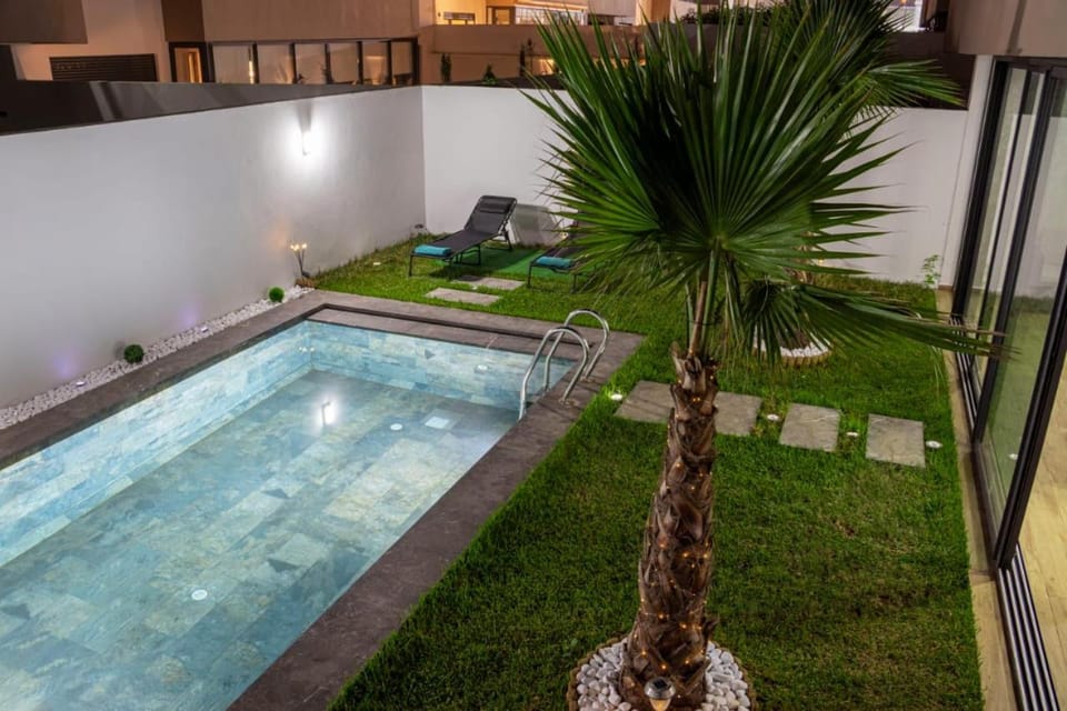 Dar Bouazza Luxury apartment with pools garden sports courts parking near the sea Rental is only for married couples, not for unmarried individuals Apartment in Casablanca-Settat