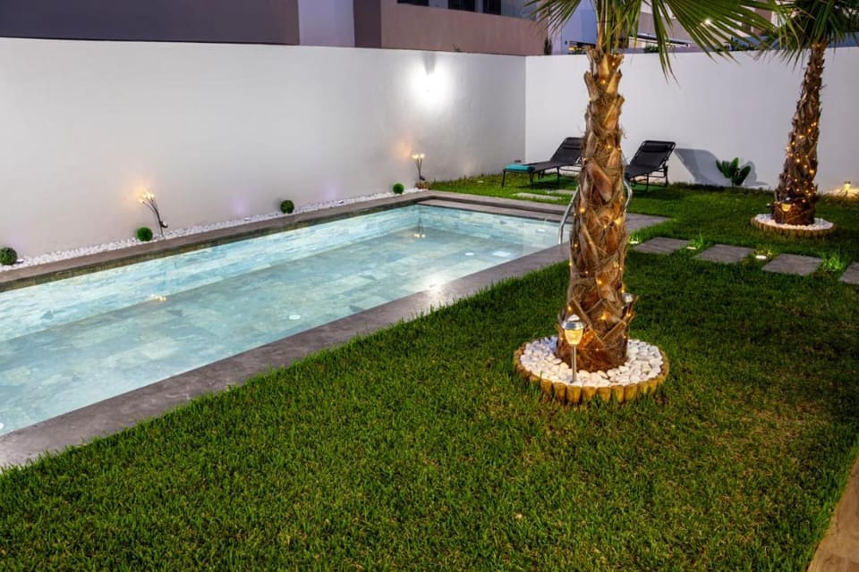 Dar Bouazza Luxury apartment with pools garden sports courts parking near the sea Rental is only for married couples, not for unmarried individuals Apartment in Casablanca-Settat