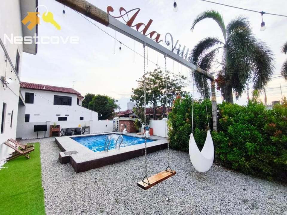 Patio, Day, Natural landscape, Garden, Garden view, Pool view, Swimming pool, Swimming pool, sunbed