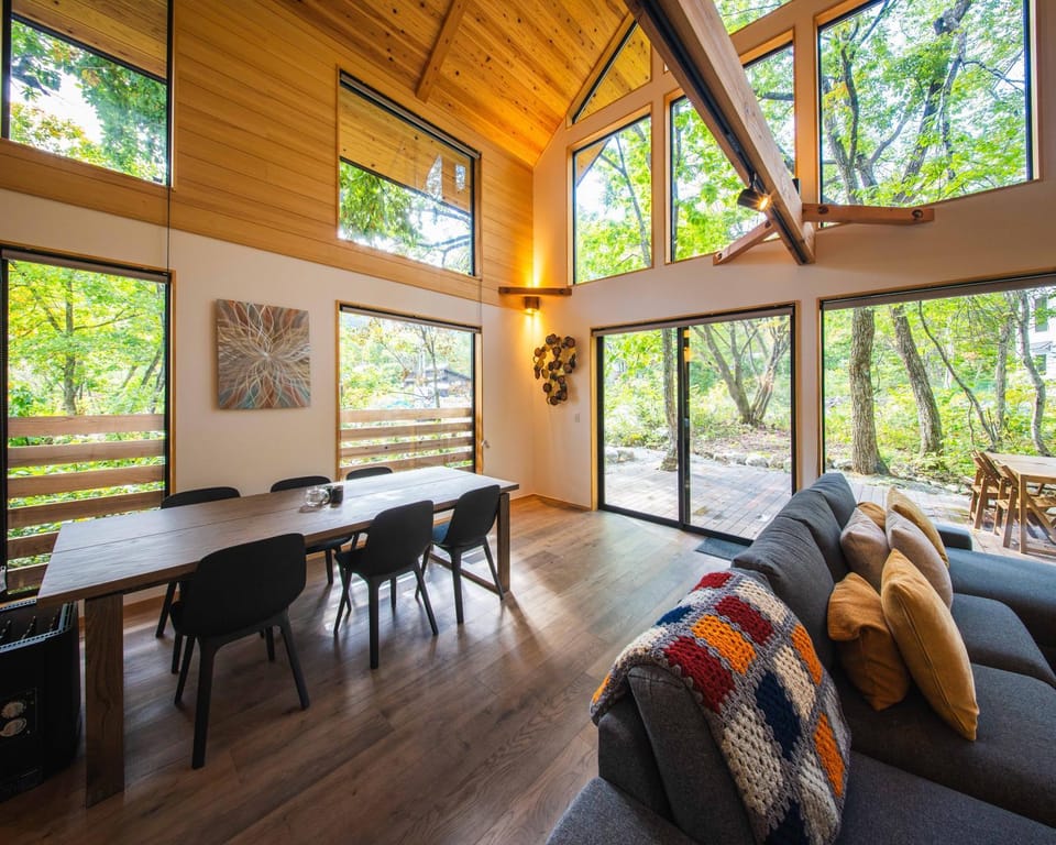 Hakuba Aerial by Jade Group Chalet in Hakuba