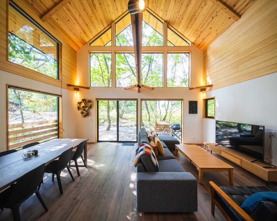 Hakuba Aerial by Jade Group Chalet in Hakuba