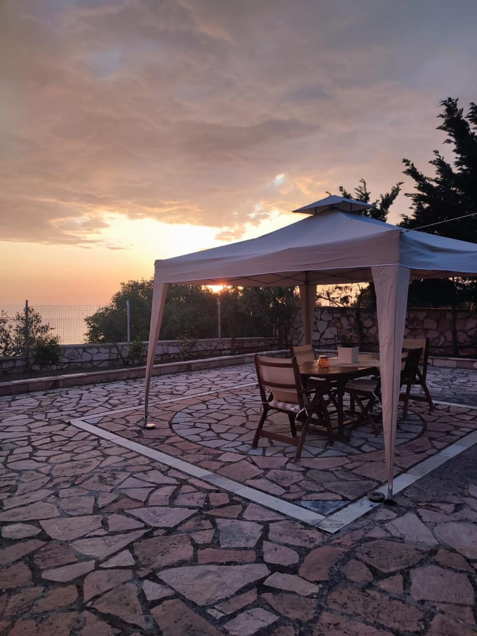 Garden, Garden, Sunset