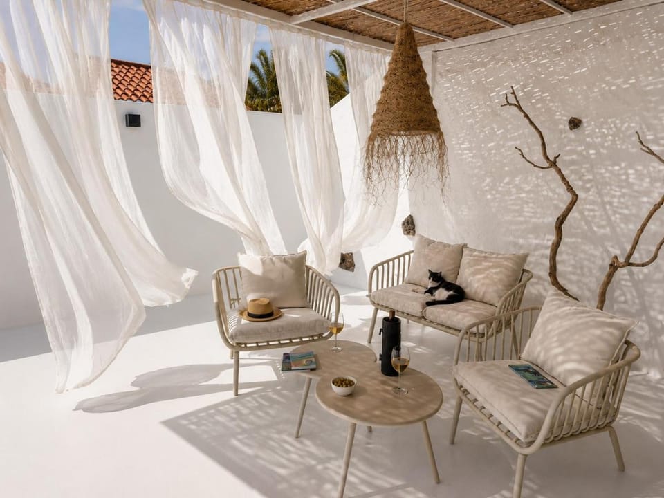 Patio, Balcony/Terrace, Sunrise, Sunset, furniture, sunbed