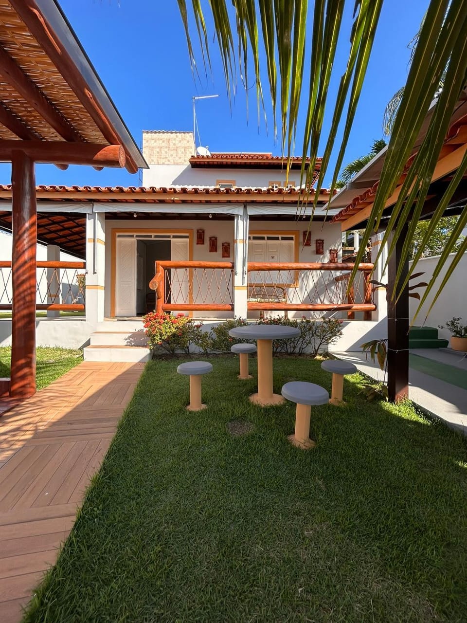 Property building, Patio, Garden view