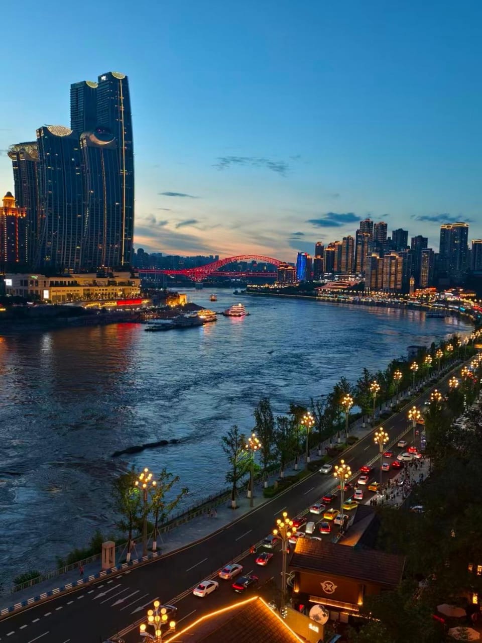 Night, City view