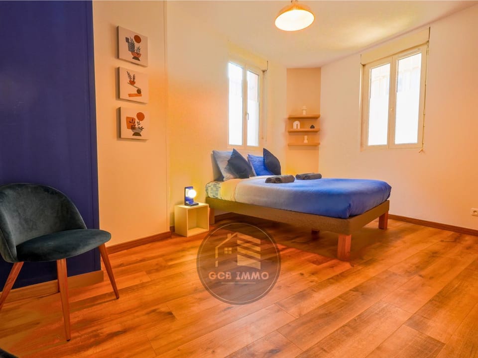 Le Berri Alpes - Climatisation - Parking Gratuit - Proche Gare Apartment in Grenoble