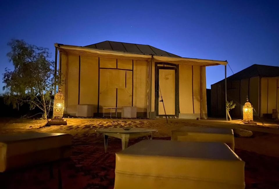 Property building, Patio, Night