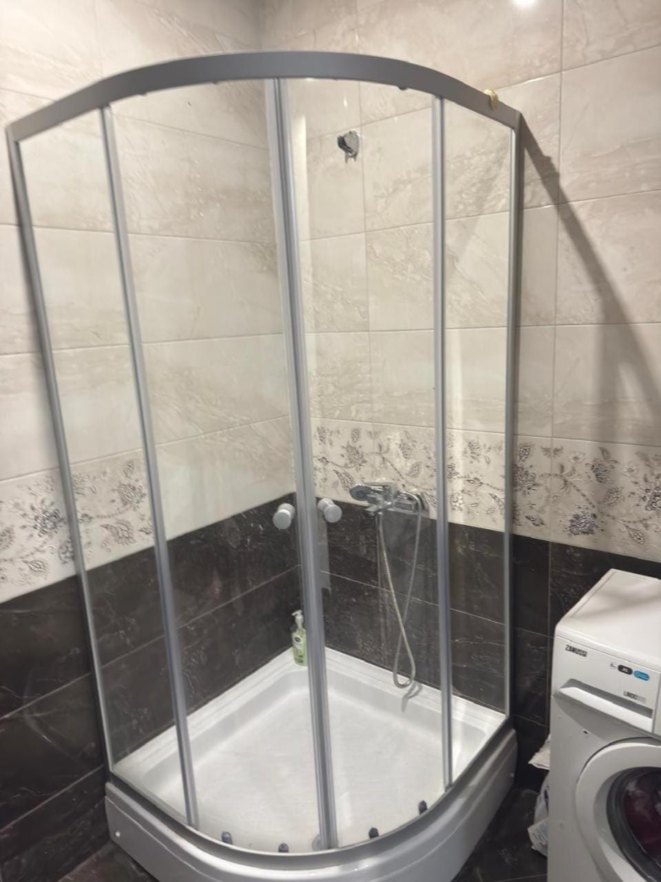 Shower, washing machine