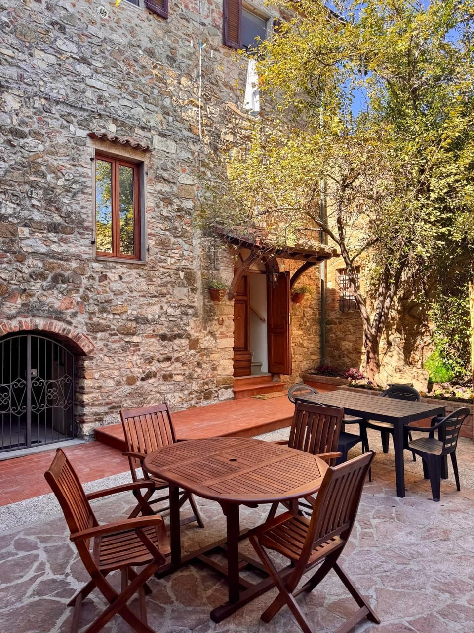 Property building, Patio