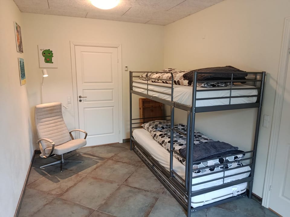 Photo of the whole room, bunk bed