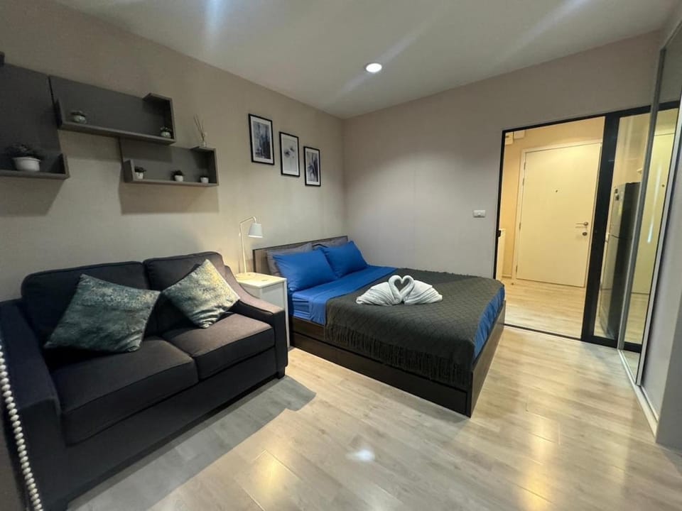 ห้องพัก แบบ Studio ติดเซ็นทรัลเวสเกต Apartment in Bangkok