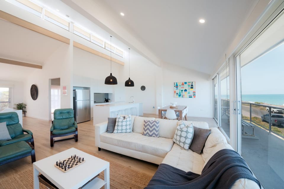 Living room, Seating area, Sea view