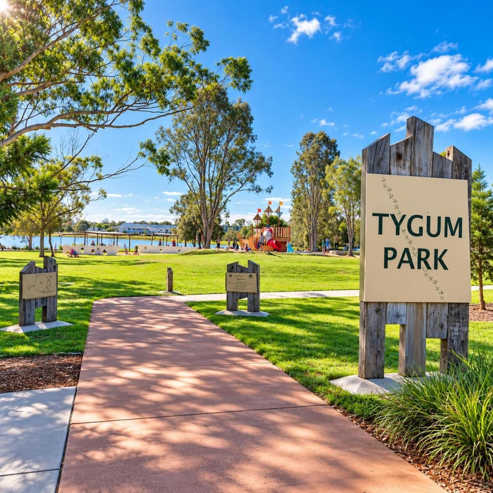 Natural landscape, Children play ground, Lake view