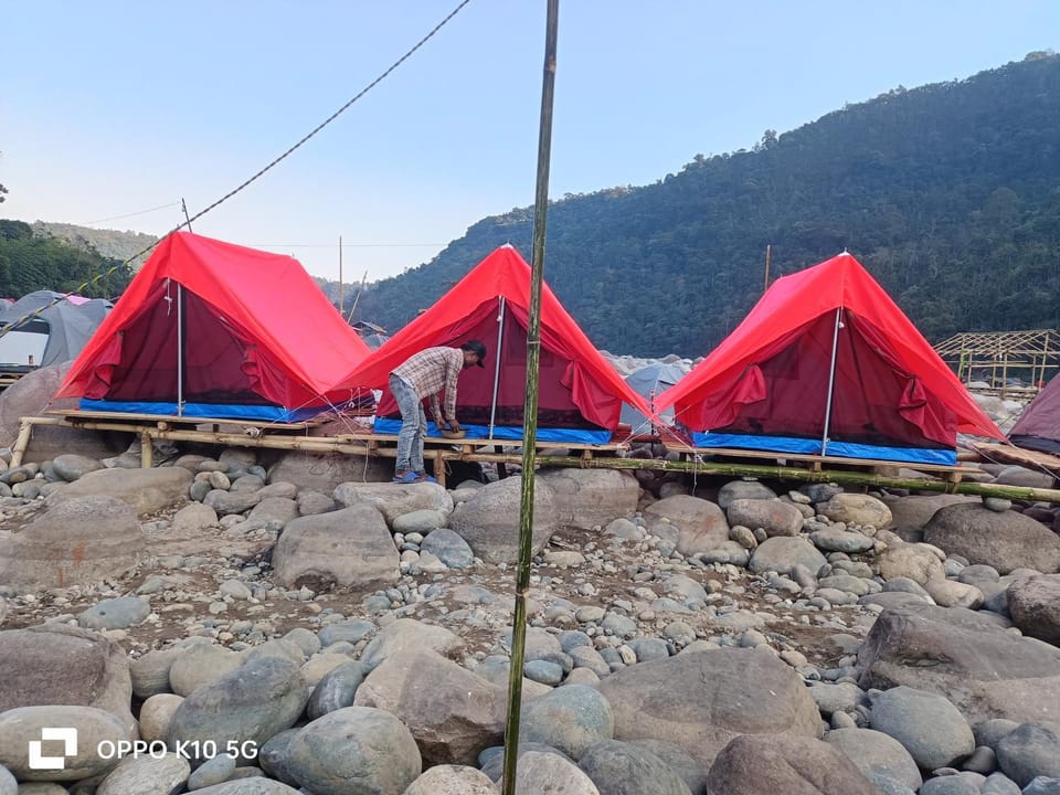 Front view campsite Apartment in Bangladesh