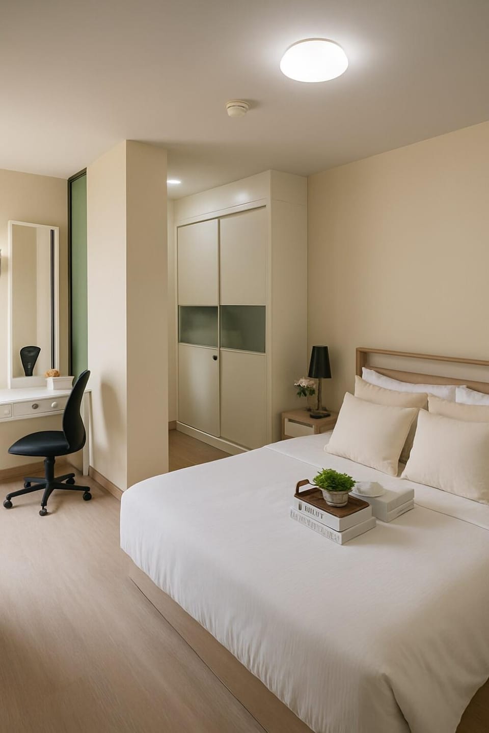 Executive 1 BR and Sofa bed Next to T21 Asoke BTS Apartment in Bangkok