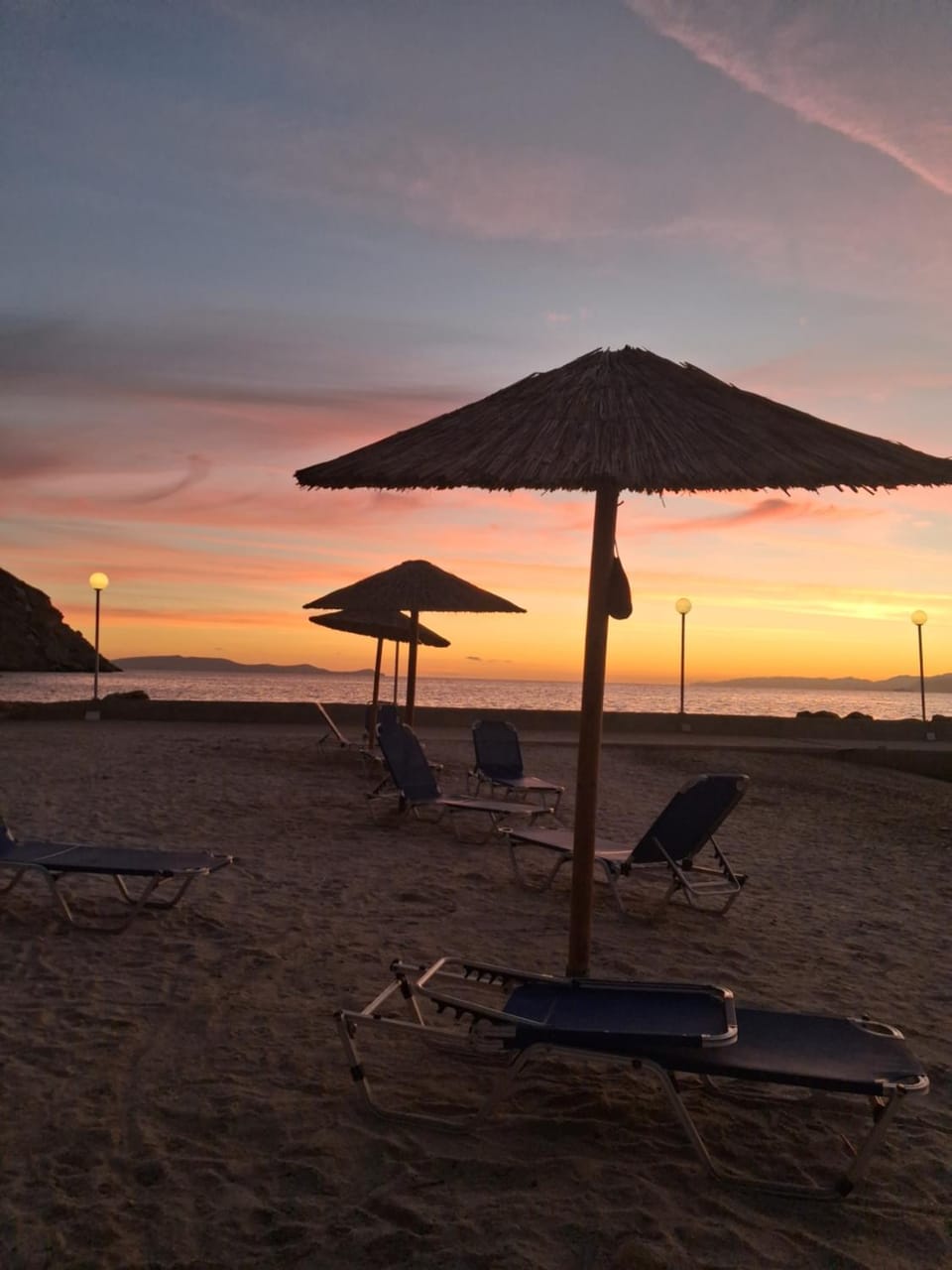 Theseus beach with sea and sunrise view Apartment in Crete
