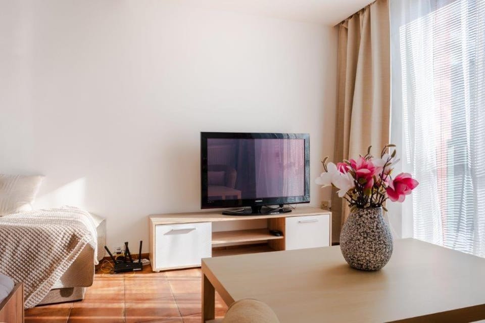 Bed, TV and multimedia, Photo of the whole room, Bedroom