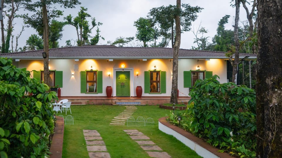 Property building, Garden view