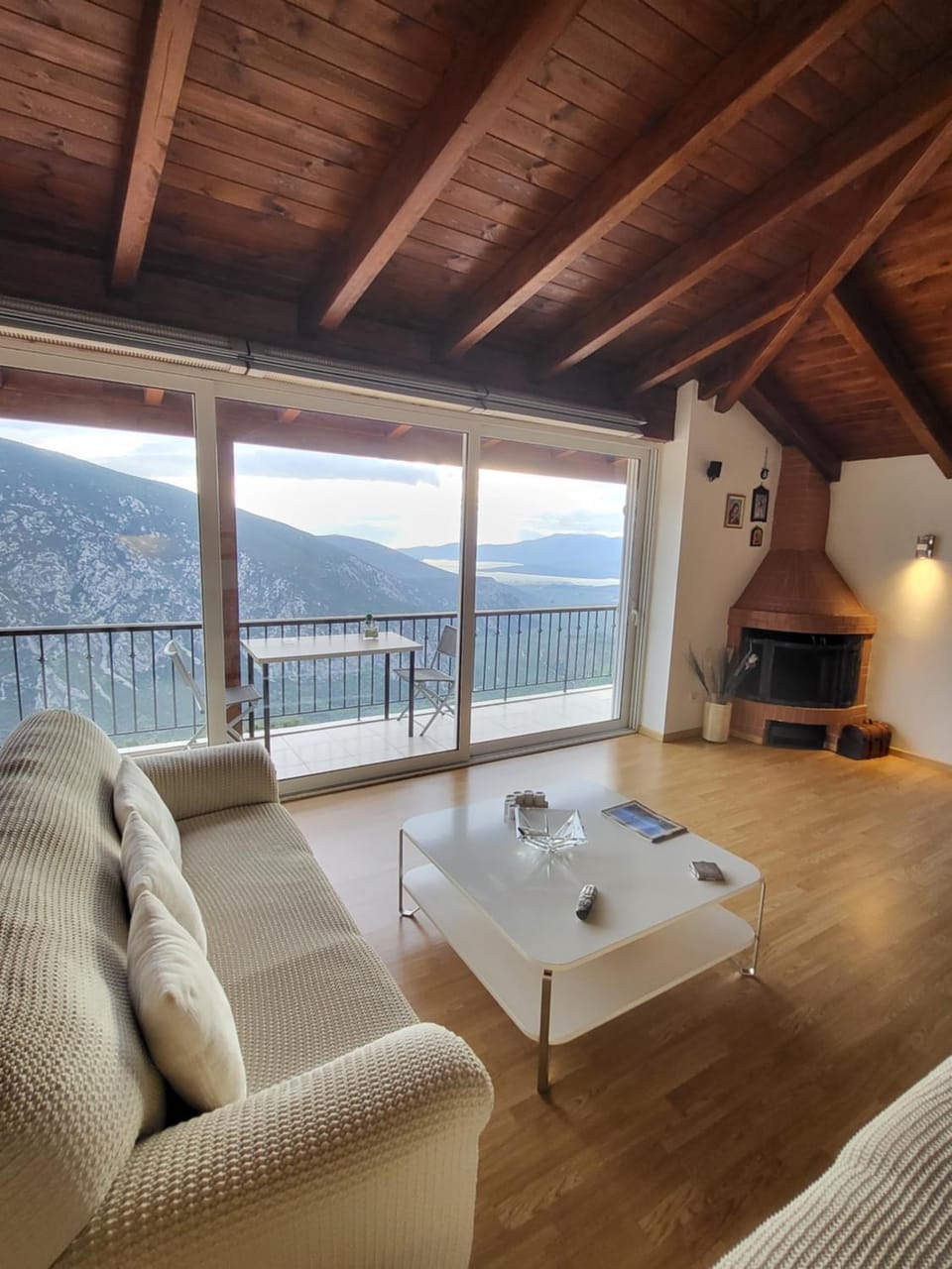 Natural landscape, View (from property/room), Living room, Mountain view