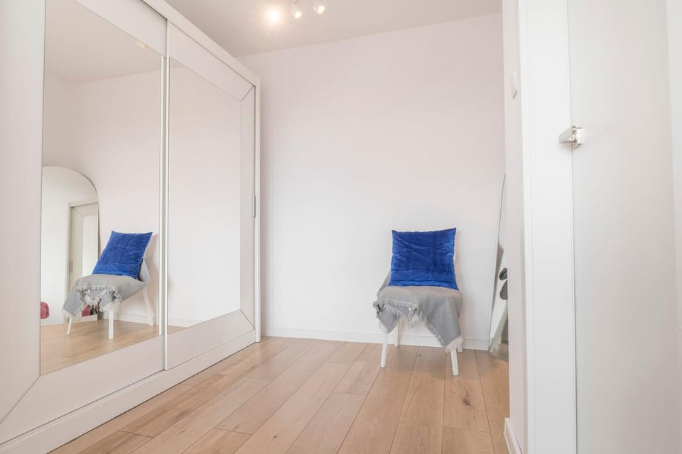 Seating area, wardrobe