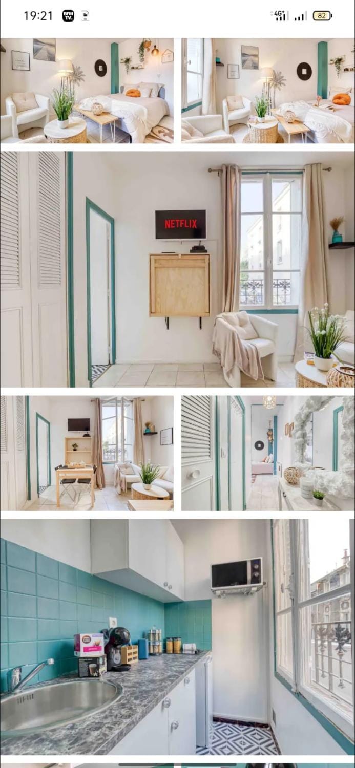 Nid douillet Apartment in Pantin