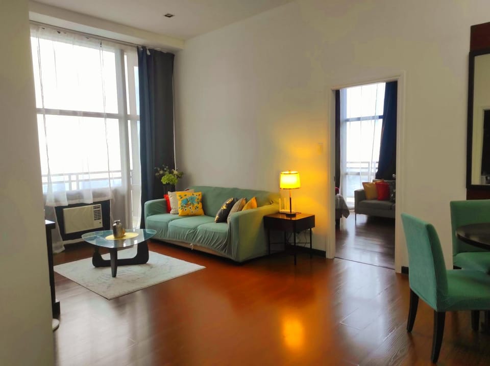 Big NEW 2 BR 66th Flr corner unit with Balconies - FREE Sauna Pool Gym View of Skyline, Manila Bay, Sunset Apartment in Makati