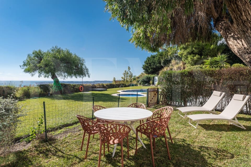 Patio, Garden view, Sea view