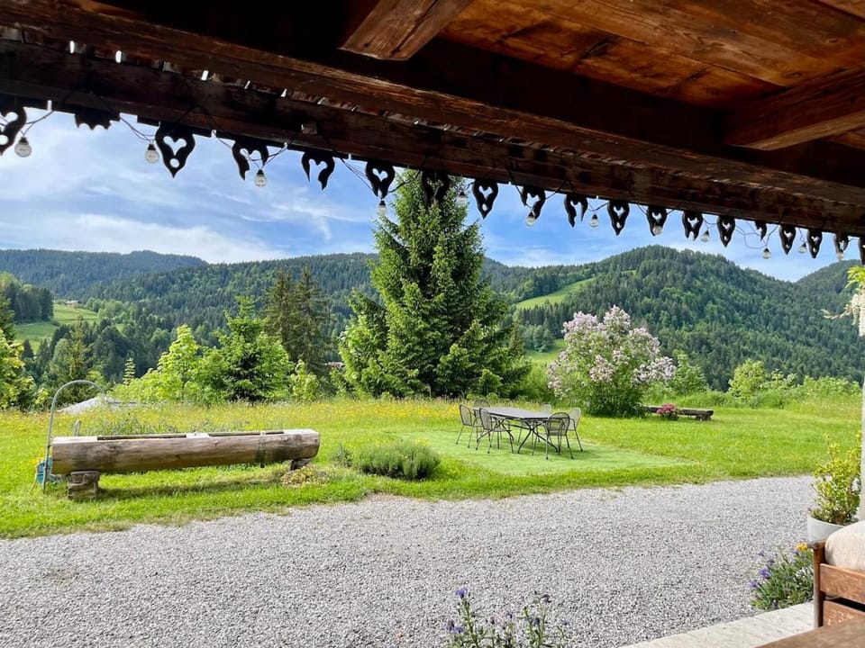 Natural landscape, Garden, Garden view, Mountain view