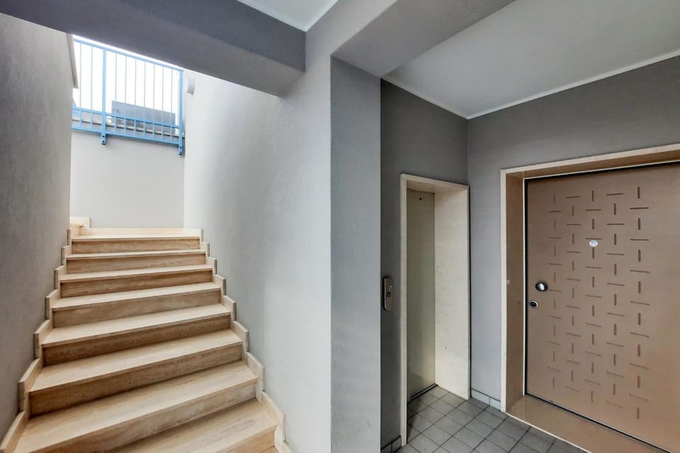 Property building, elevator
