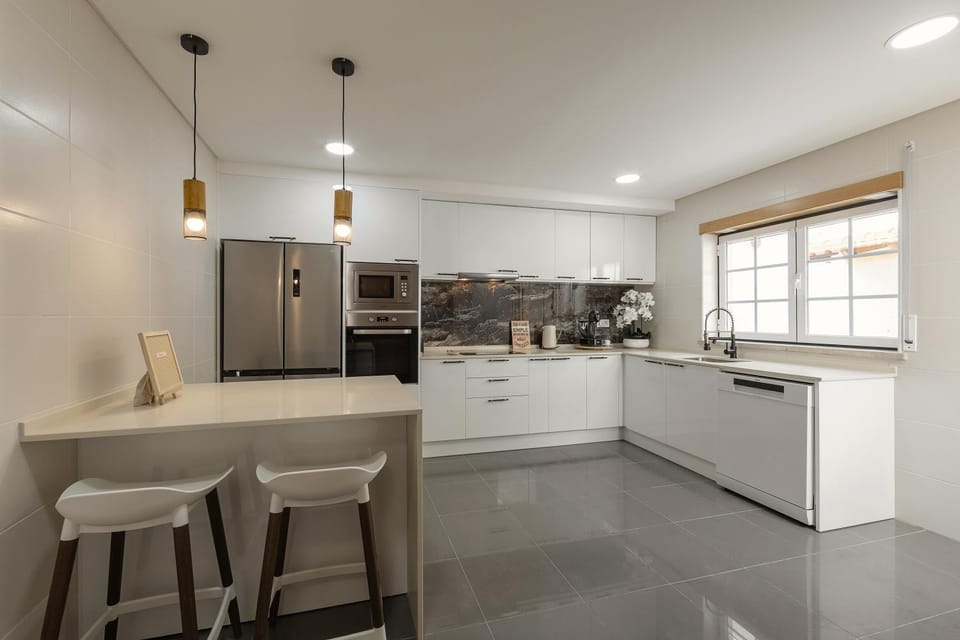 Dining area, dishwasher, oven, stove, kitchen