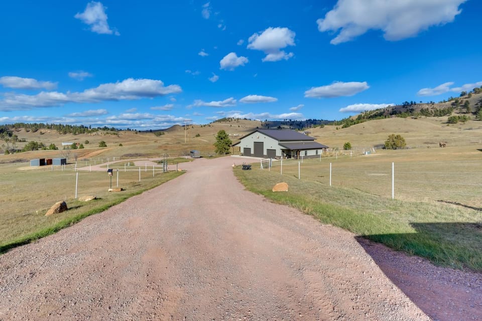 Trail Access & Scenic Views! Rural Hot Springs Gem Apartment in Black Hills