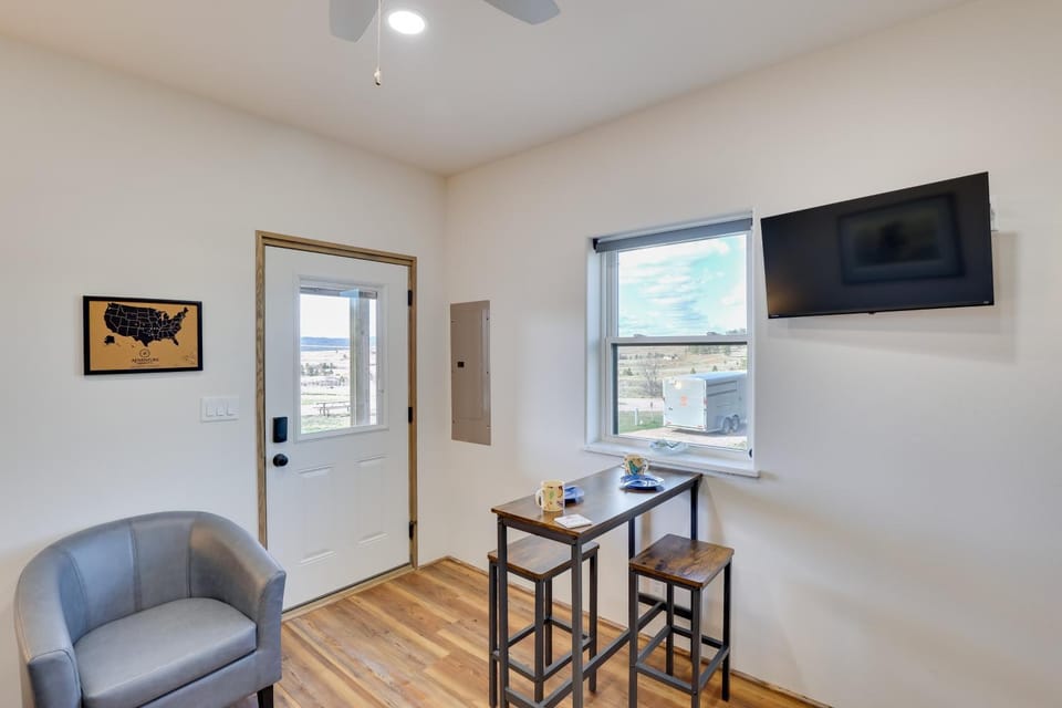 Trail Access & Scenic Views! Rural Hot Springs Gem Apartment in Black Hills