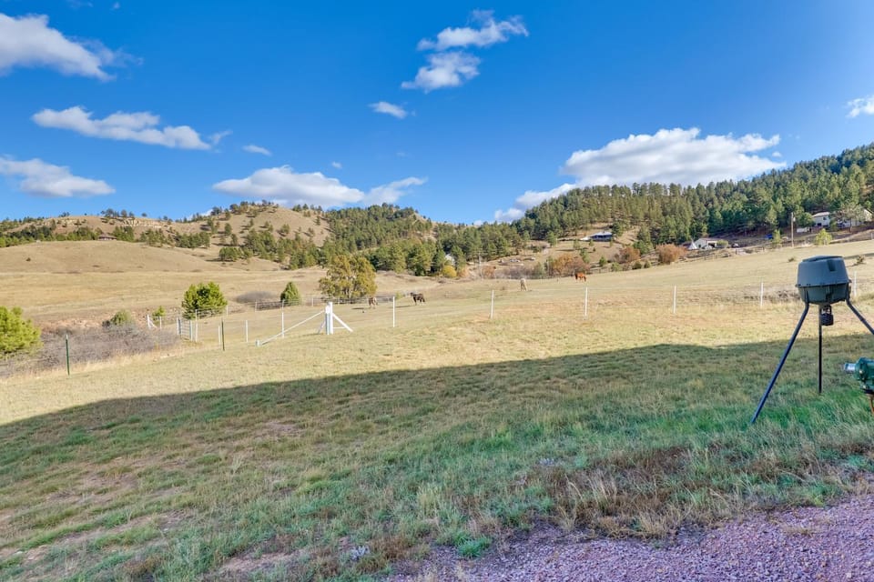 Trail Access & Scenic Views! Rural Hot Springs Gem Apartment in Black Hills