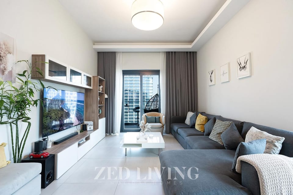 Sol Bay - Stay in style with Burj Khalifa views - Zed Living Apartment in Dubai