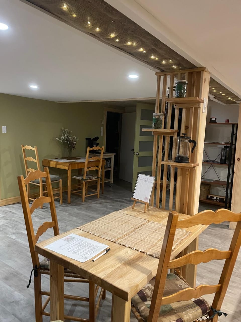 Dining area