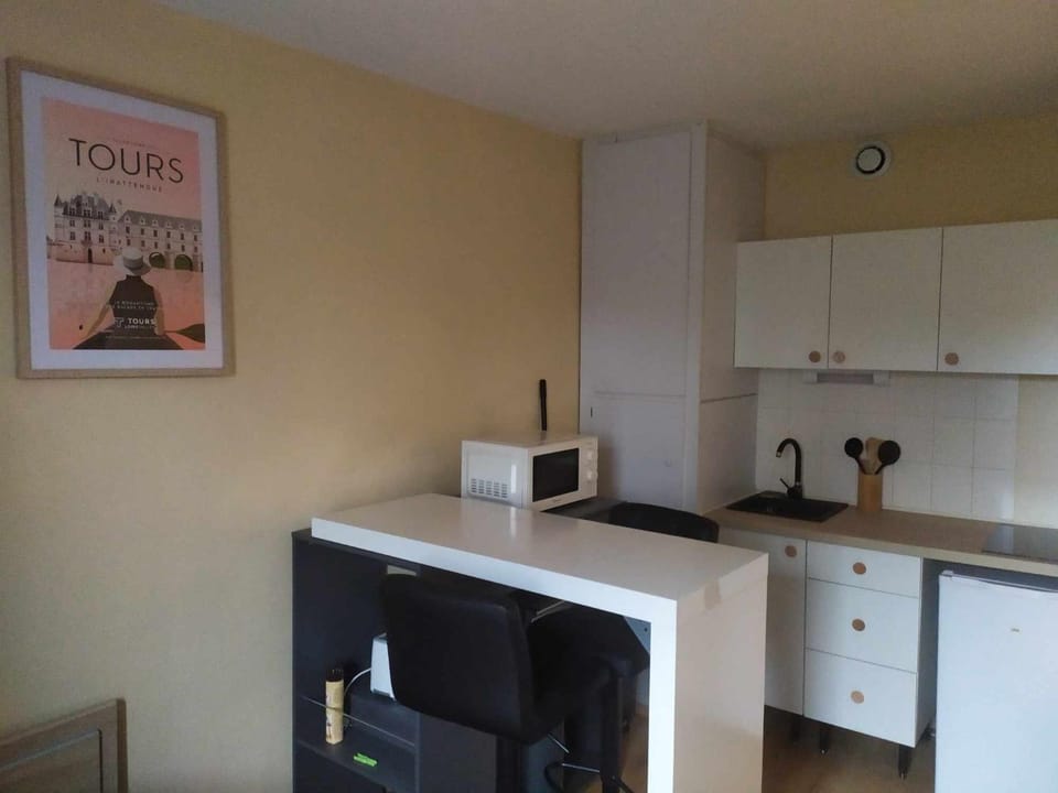 T1 cosy 2 personnes à Tours Sud Apartment in Joué-lès-Tours