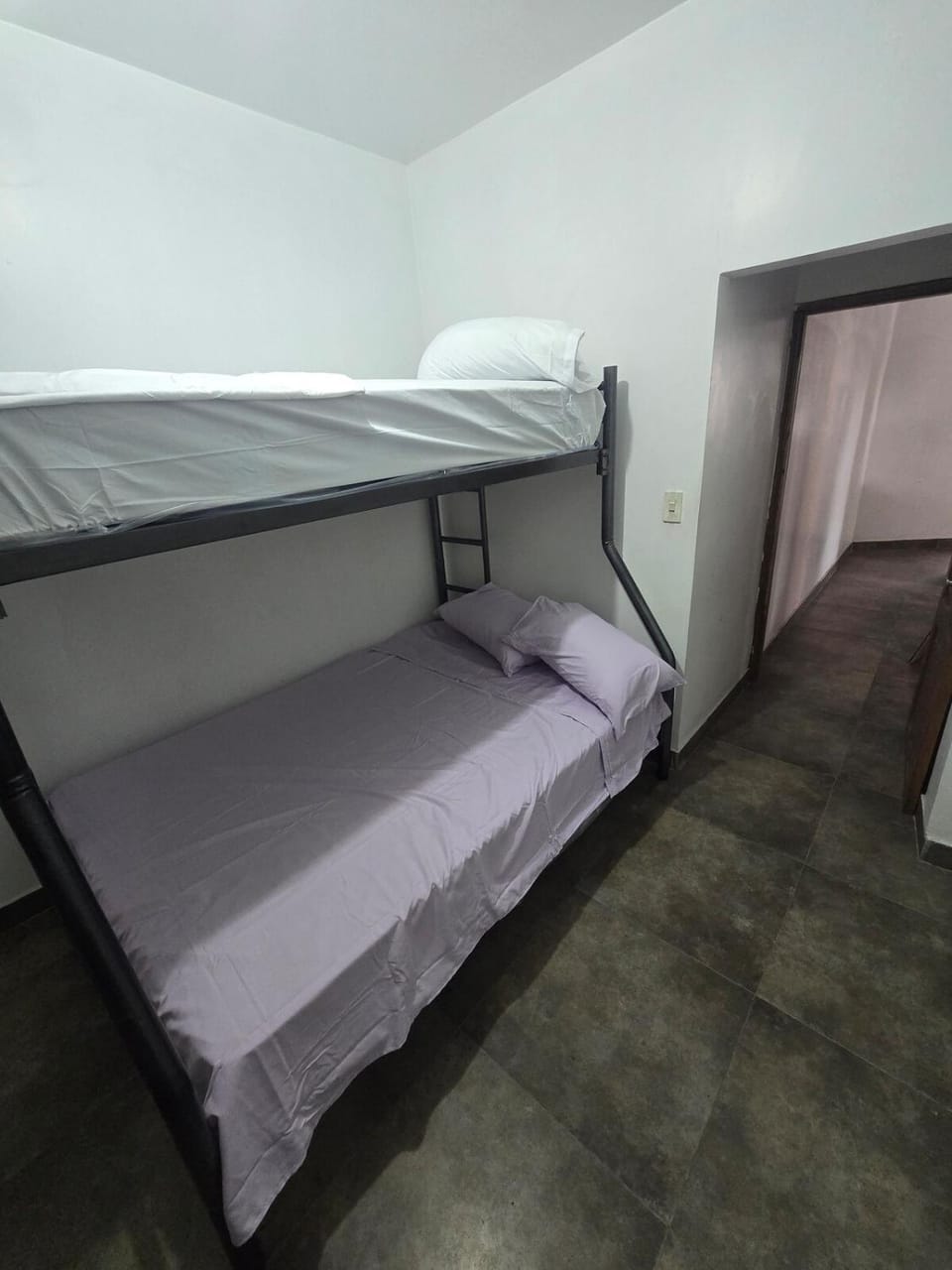 Photo of the whole room, bunk bed