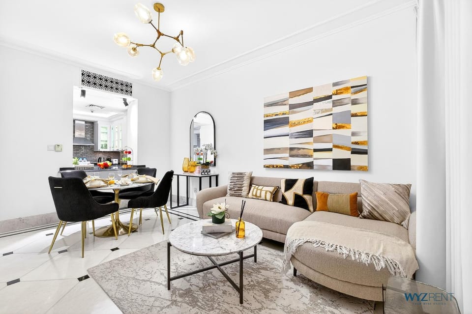 Living room, Seating area, Dining area