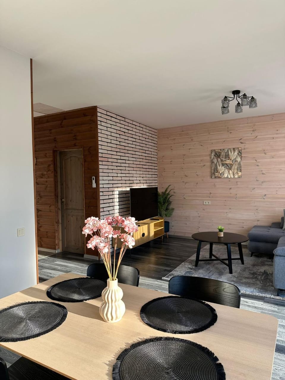 Living room, Seating area, Dining area