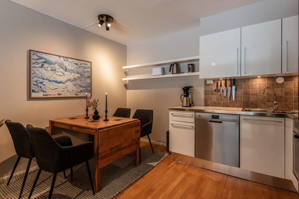 Kitchen or kitchenette, Dining area, oven, stove