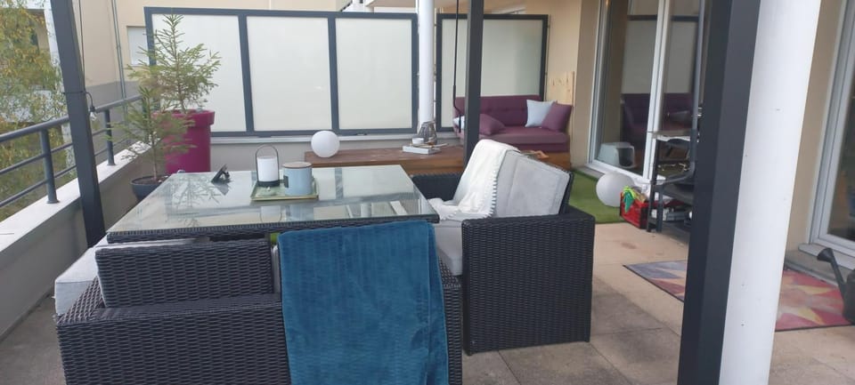 La terrasse du SAINT-QUENTIN Apartment in Metz