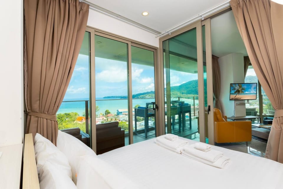 Bedroom, Sea view